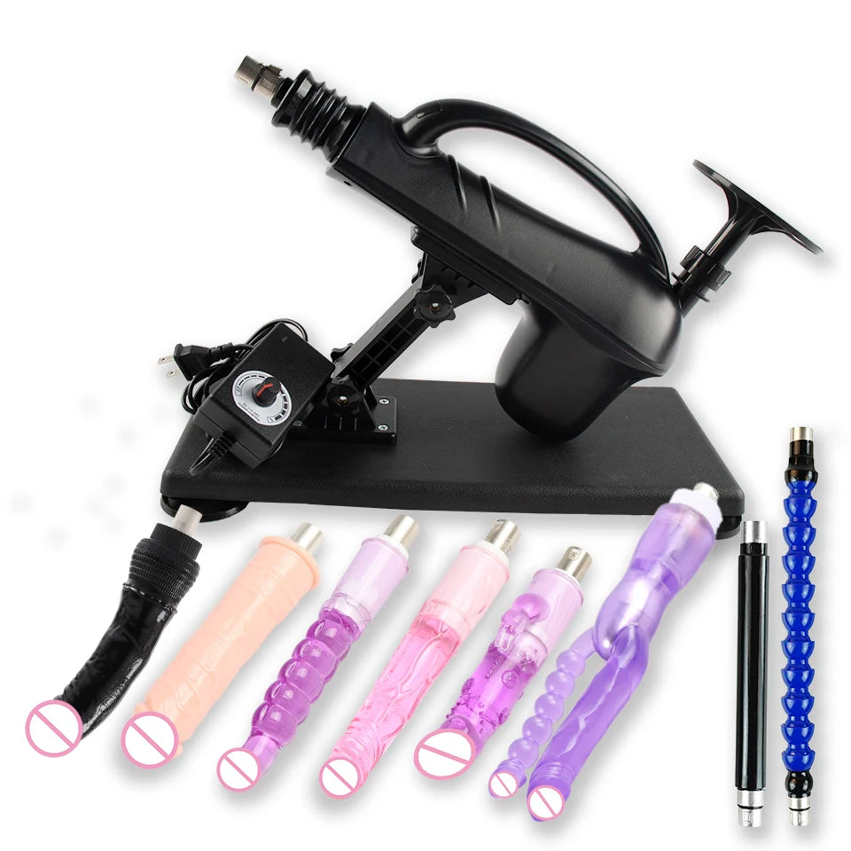 New Wireless Control Sex Machine for Woman Adjustable Masturbating Pumping SexTooys for Men Adult Toys Upgrade Vibrator Dildo