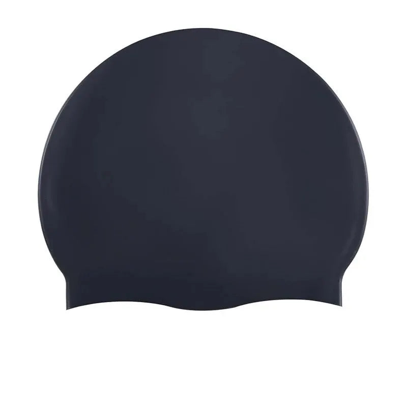 Silicone Waterproof Swim Hat for  Adult Kids Long Hair Pool Caps Diving Equipment Elastic Caps