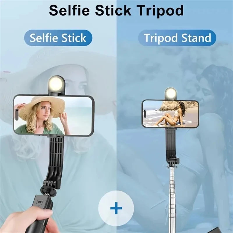 W&O C01 Telescopic Selfie Stick Tripod Monopod Stand Mobile Phone Support Wireless Gimbal Stabilizer Holder