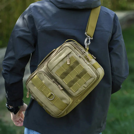 Trekking Tactical Handbags Shoulder Bag Camping  Hiking Travel Climbing Fishing Sling Crossbody  Molle Bag