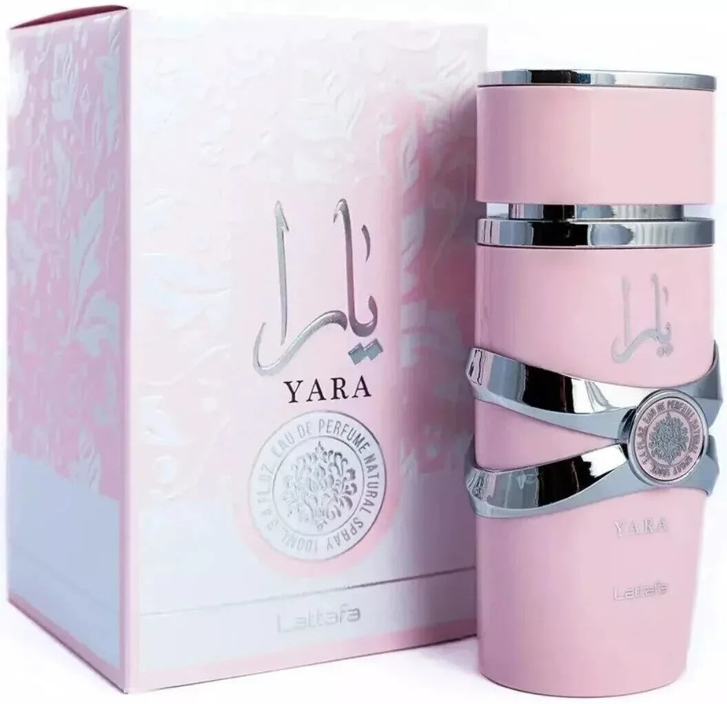 Lattafa Yara Candy Eau de Parfum EDP Spray for Women 3.4 oz/100 ml Pink Yara, Yara Moi, Yara Tous, Asad Zanzibar