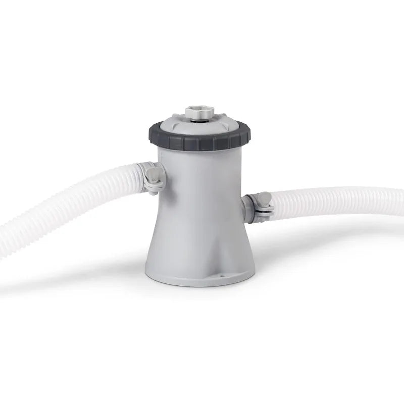 Intex 26701EH Prism Frame Premium Above Ground Swimming Pool Set: 10ft x 30in – Includes 330 GPH Cartridge Filter Pump