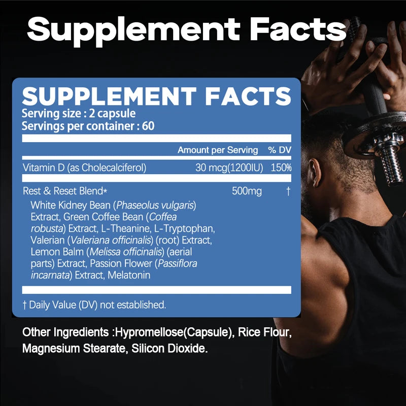 Night Time Fat Burner Supplement To Reduce Belly Fat - Helps Metabolic Cleansing, Sleep Aid Appetite Suppressant