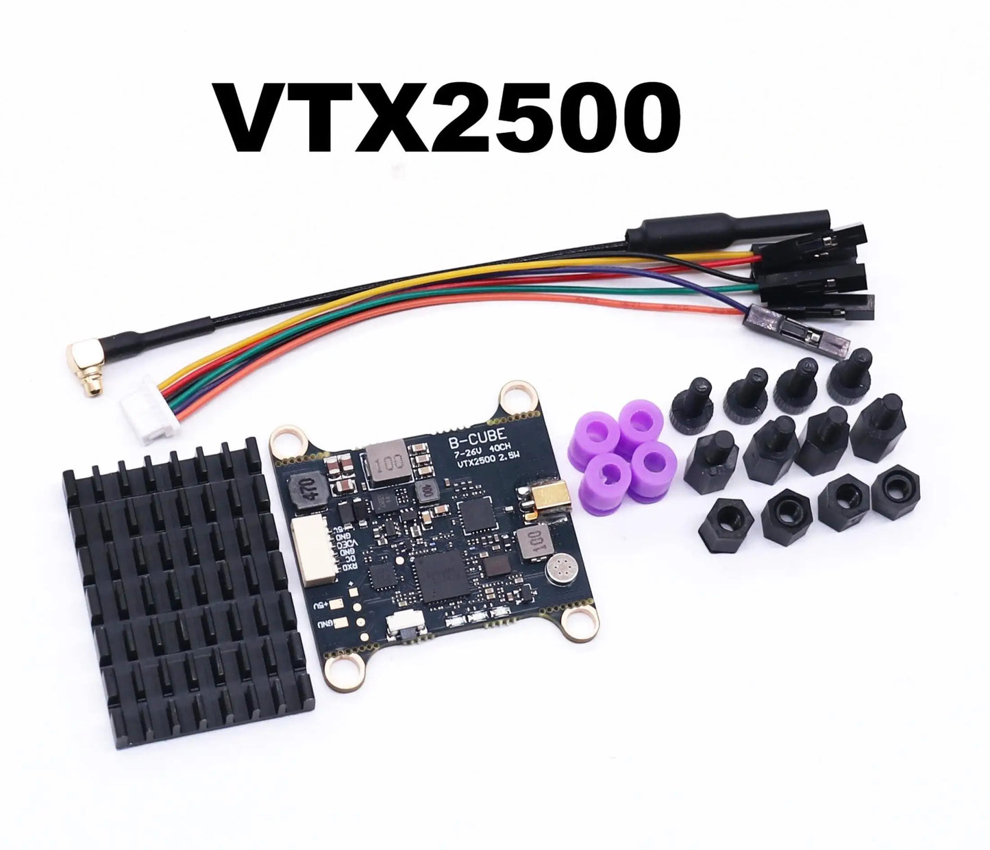 B-CUBE 5.8G VTX 800 1000 1600 2500mW 48CH  Input Voltage Video Transmitter Power 25 1000mW