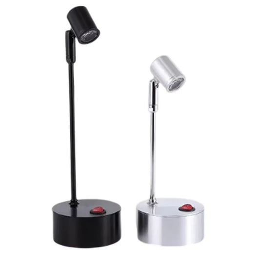 LED Dry Battery Spotlights Jewelry Counter Display Cabinet 3w Wedding AAA Battery Pole Small Spotlights