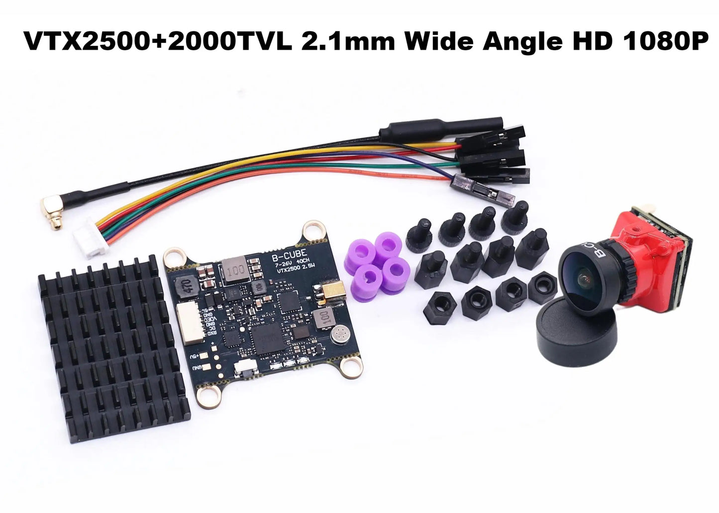 B-CUBE 5.8G VTX 800 1000 1600 2500mW 48CH  Input Voltage Video Transmitter Power 25 1000mW