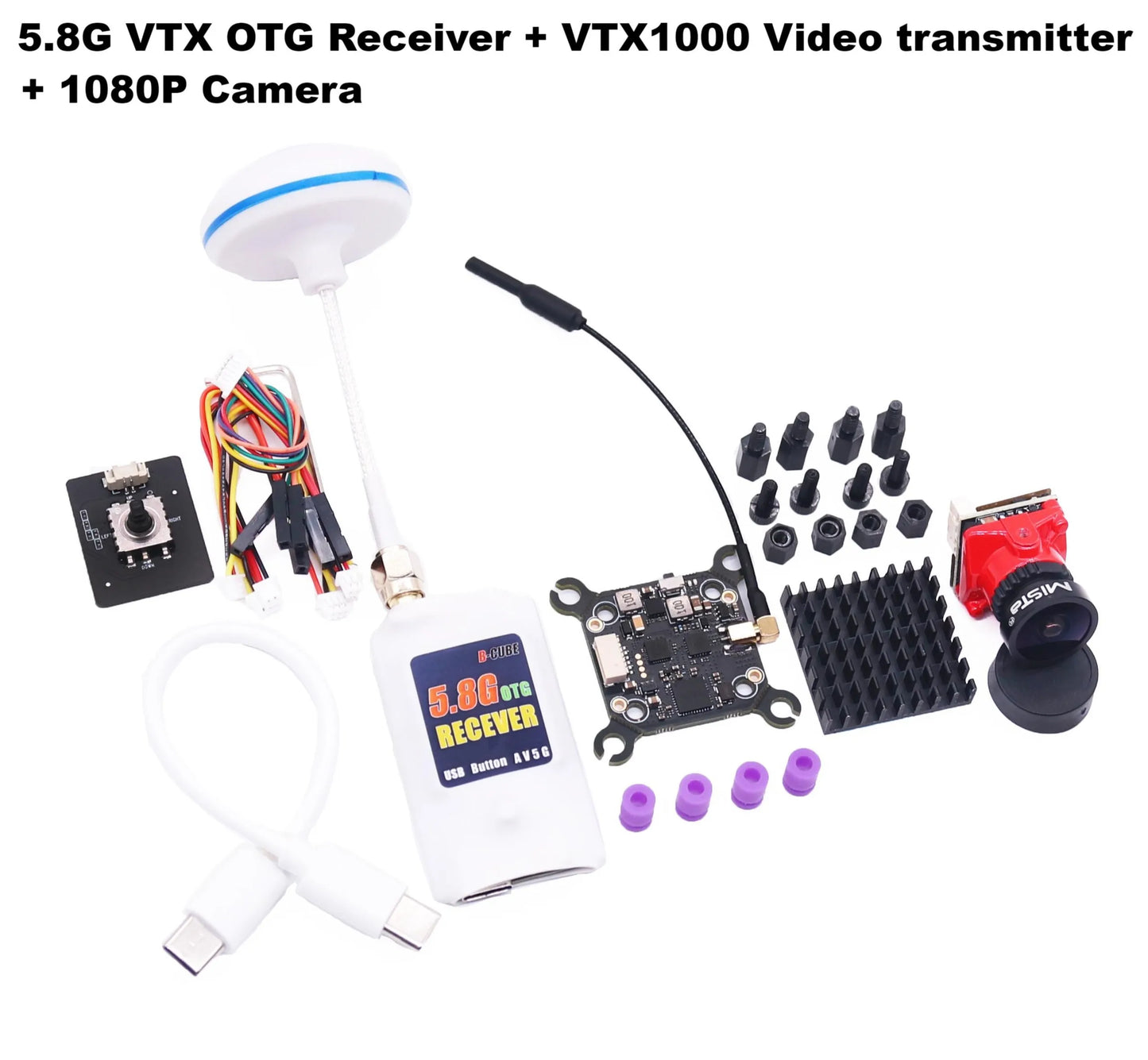 B-CUBE 5.8G VTX 800 1000 1600 2500mW 48CH  Input Voltage Video Transmitter Power 25 1000mW