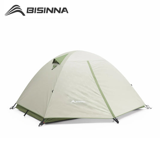 BISINNA Ultralight Outdoor Camping Tent 2 Person Double Layer Waterproof Portable