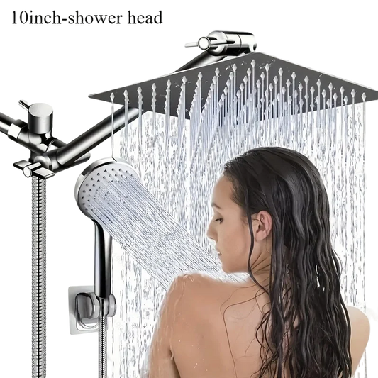 Bathroom chrome plated concealed stainless steel pressurized shower