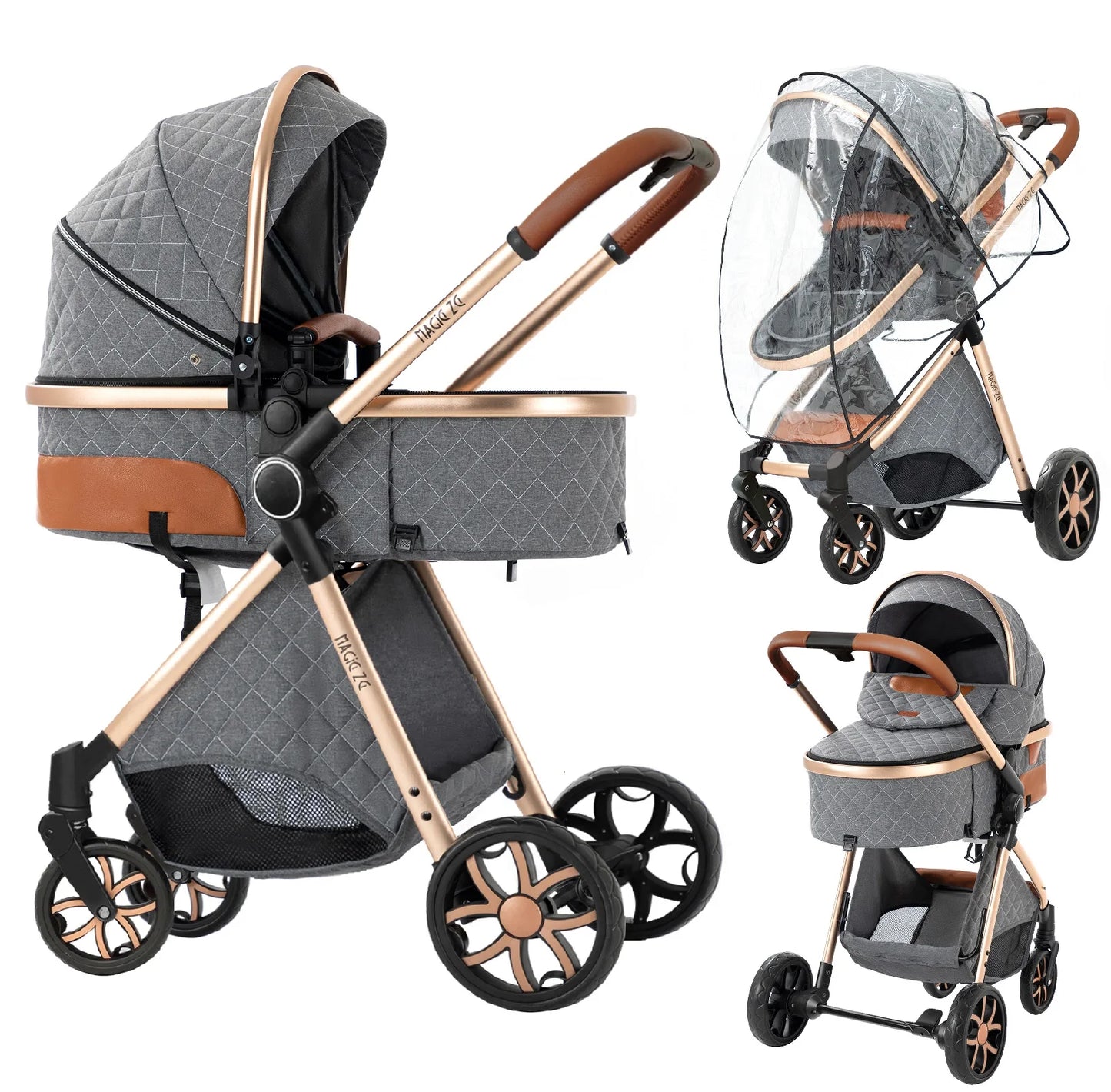Travel System Newborn  Infant  Pushchair Carriage  Accessories Lightweight Strollers for Baby