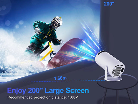 Magcubic HY300 Pro Projector 200ANSI Native 720P Wireless Screen Mirroring System Dual Band WiFi Hi-chip A3100