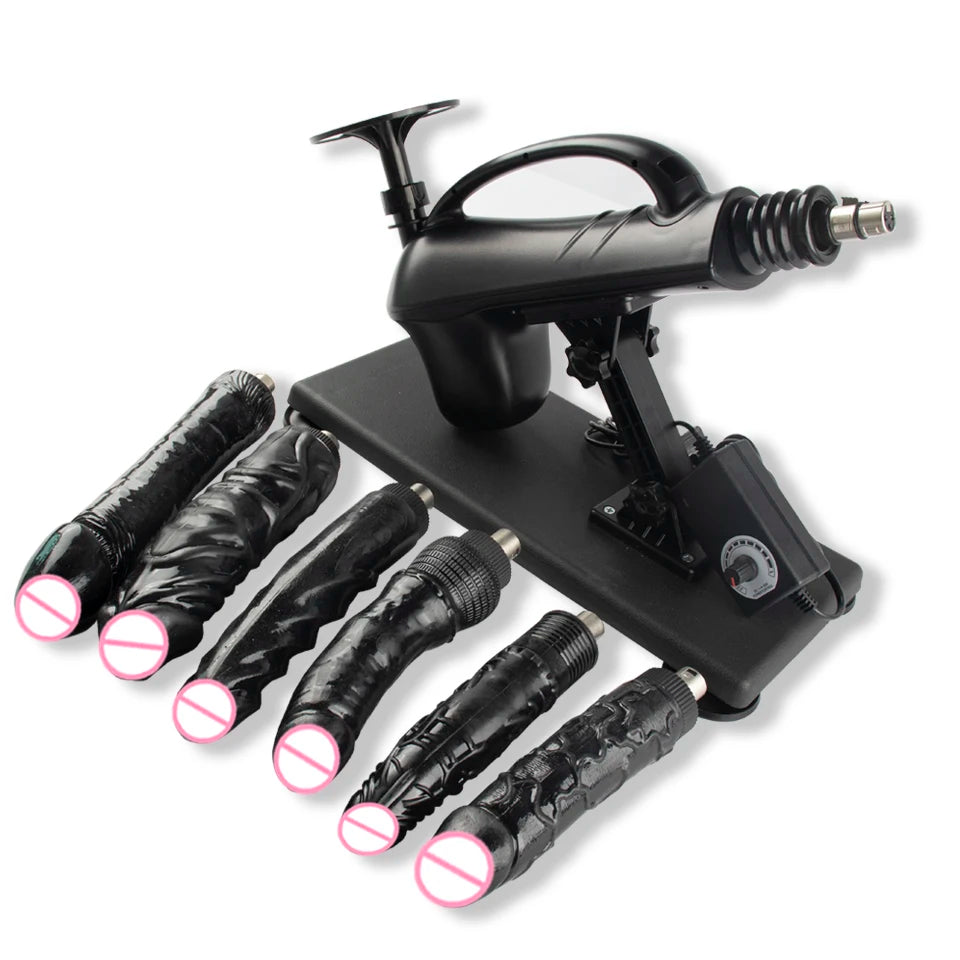 New Wireless Control Sex Machine for Woman Adjustable Masturbating Pumping SexTooys for Men Adult Toys Upgrade Vibrator Dildo