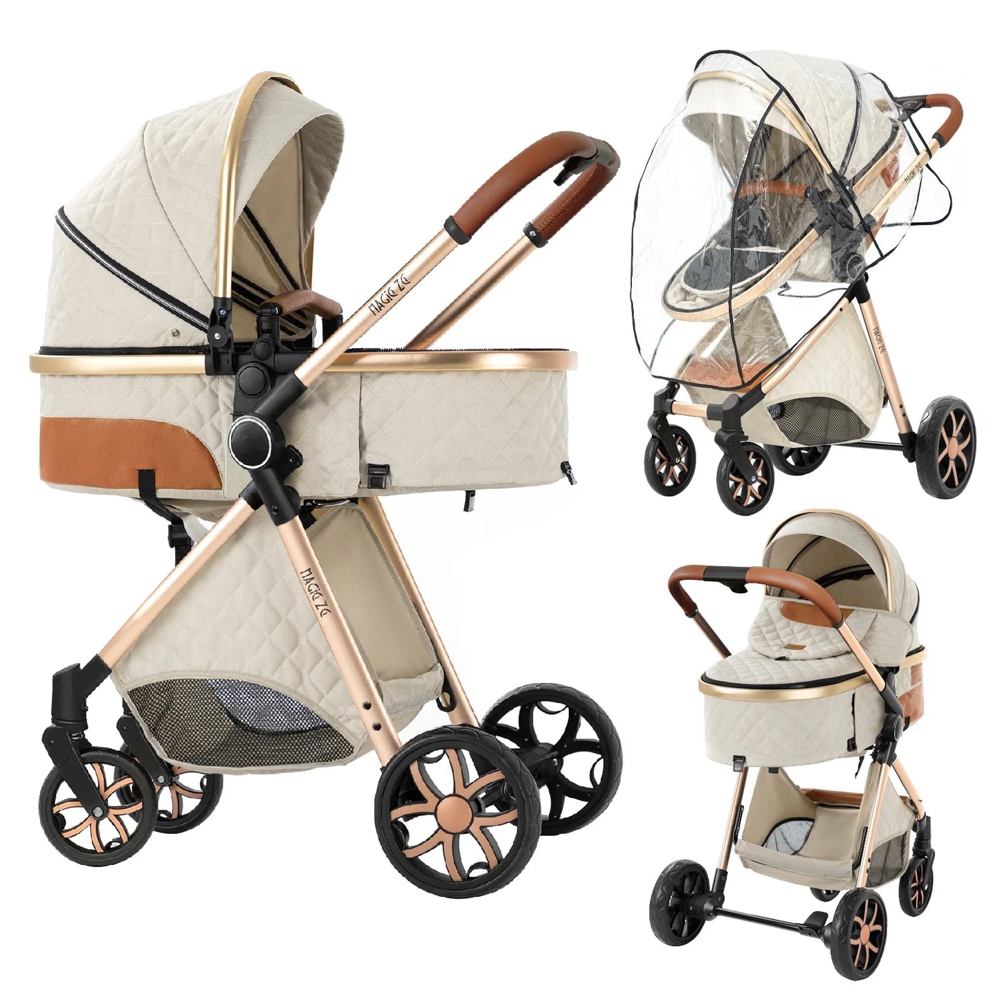 Travel System Newborn  Infant  Pushchair Carriage  Accessories Lightweight Strollers for Baby