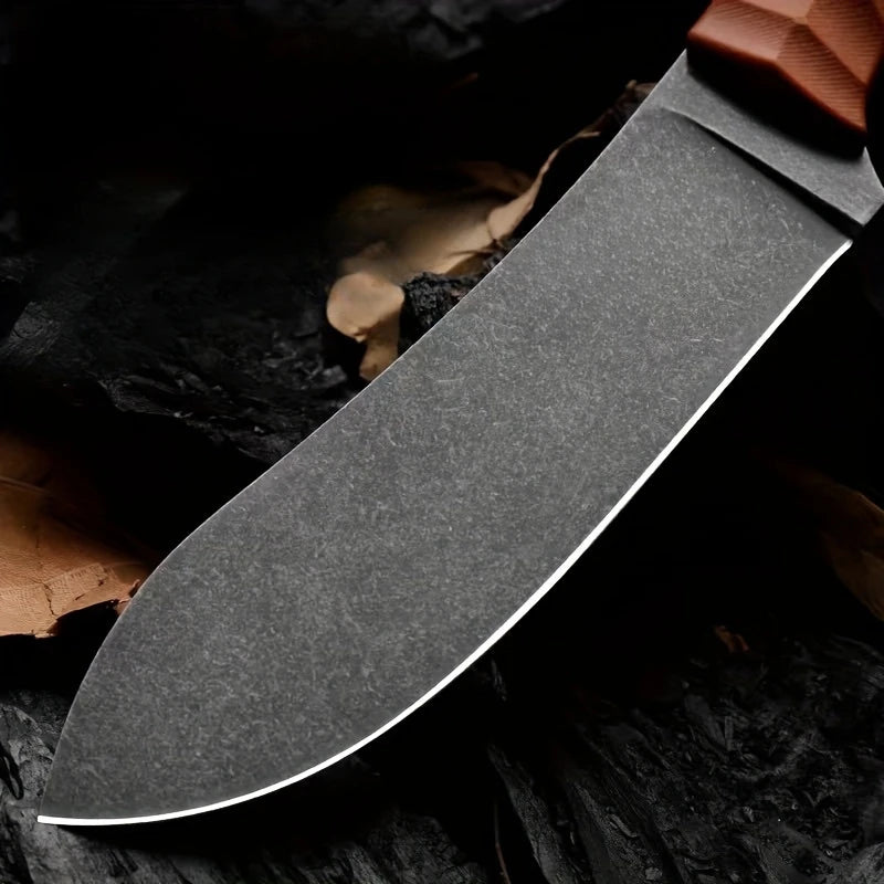 Straight Knife D2 Blade G10 Handle Outdoor Camping Durable Tactical Convenient Hunting Self Defense