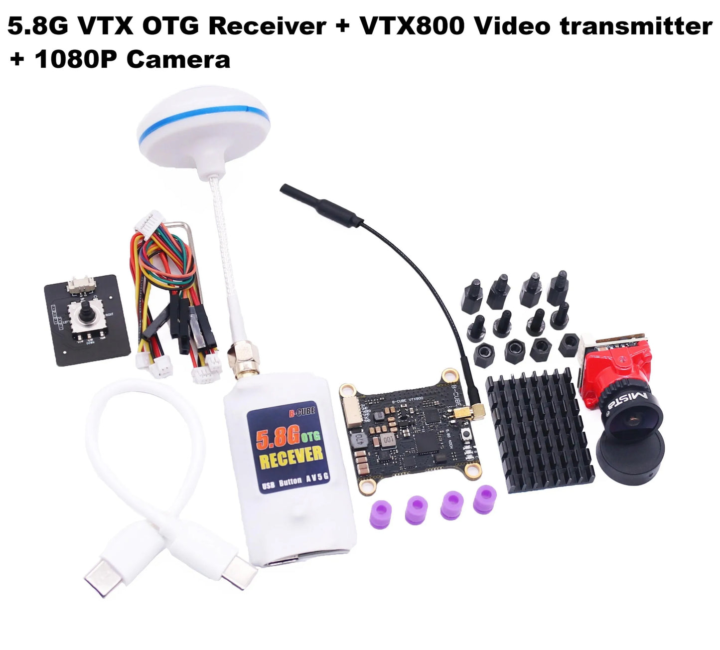 B-CUBE 5.8G VTX 800 1000 1600 2500mW 48CH  Input Voltage Video Transmitter Power 25 1000mW