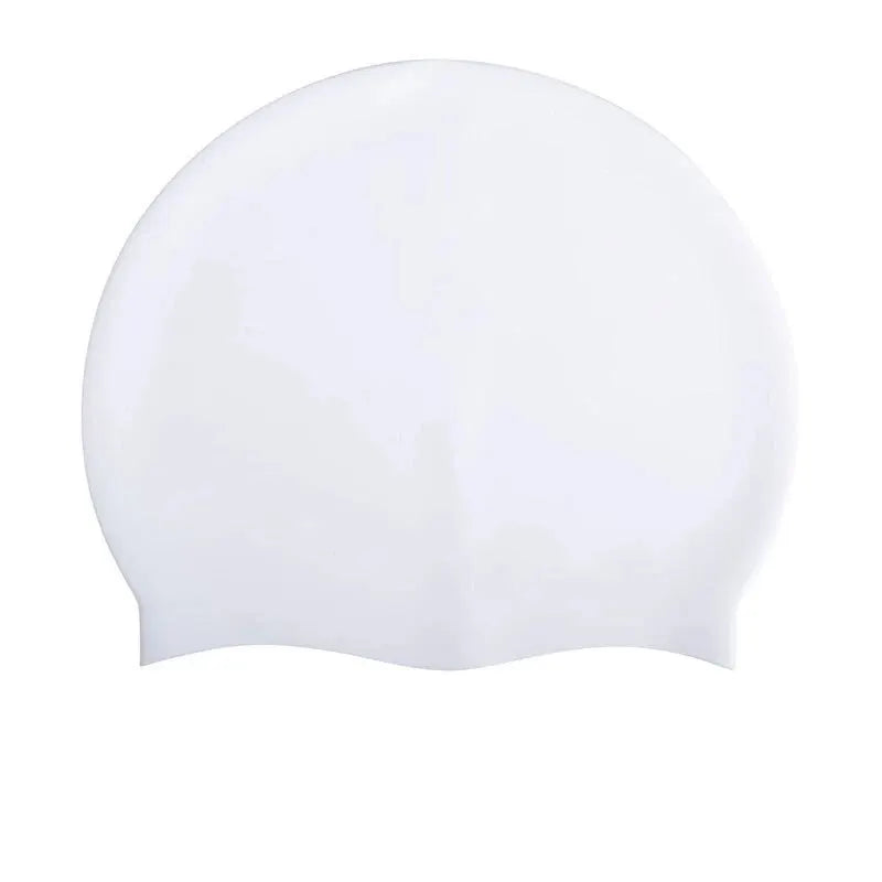 Silicone Waterproof Swim Hat for  Adult Kids Long Hair Pool Caps Diving Equipment Elastic Caps