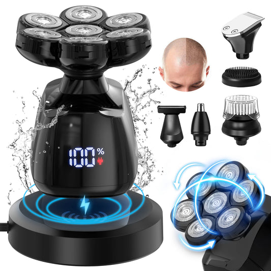 SEJOY Multifunctional  Electric Shavers Kits for Bald Head Shaver Beard Shaving Machine