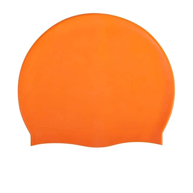 Silicone Waterproof Swim Hat for  Adult Kids Long Hair Pool Caps Diving Equipment Elastic Caps