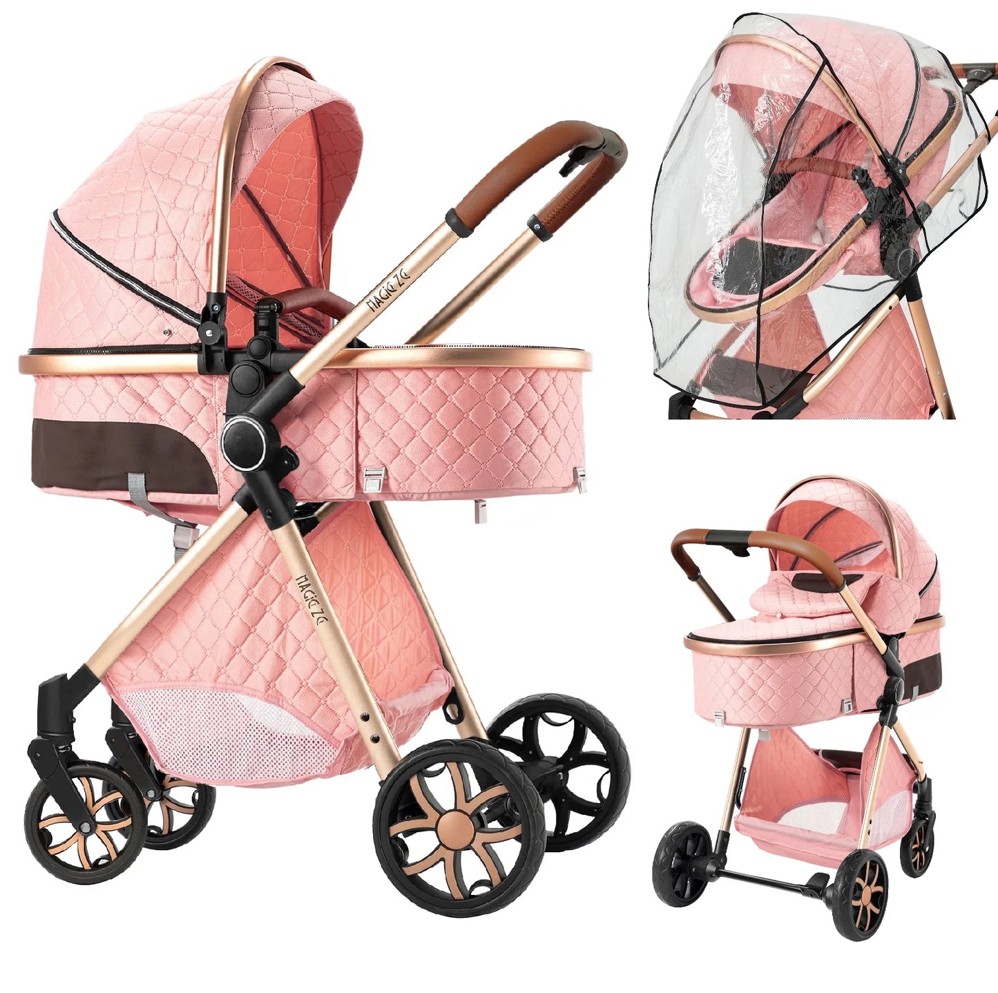 Travel System Newborn  Infant  Pushchair Carriage  Accessories Lightweight Strollers for Baby