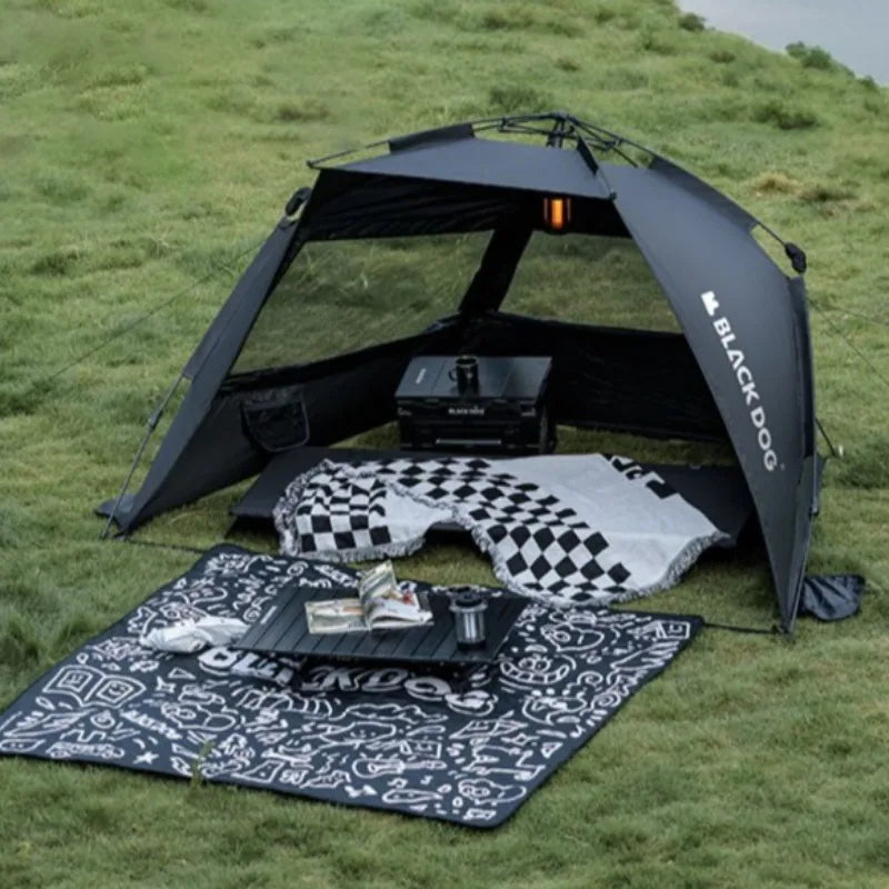 Outdoor Fishing Automatic Tent Ultralight Folding Sunshade Rainproof Double Camping Tent Travel Portable Camping Equipment