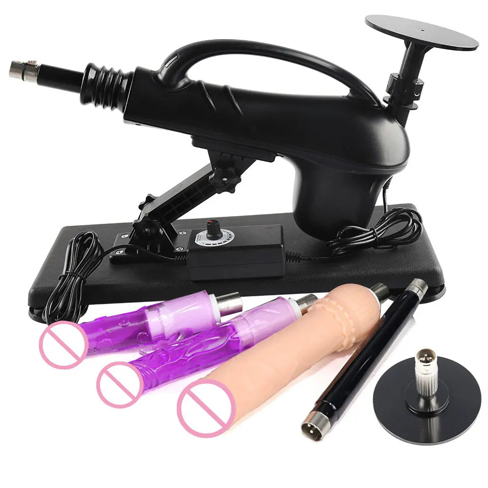 New Wireless Control Sex Machine for Woman Adjustable Masturbating Pumping SexTooys for Men Adult Toys Upgrade Vibrator Dildo